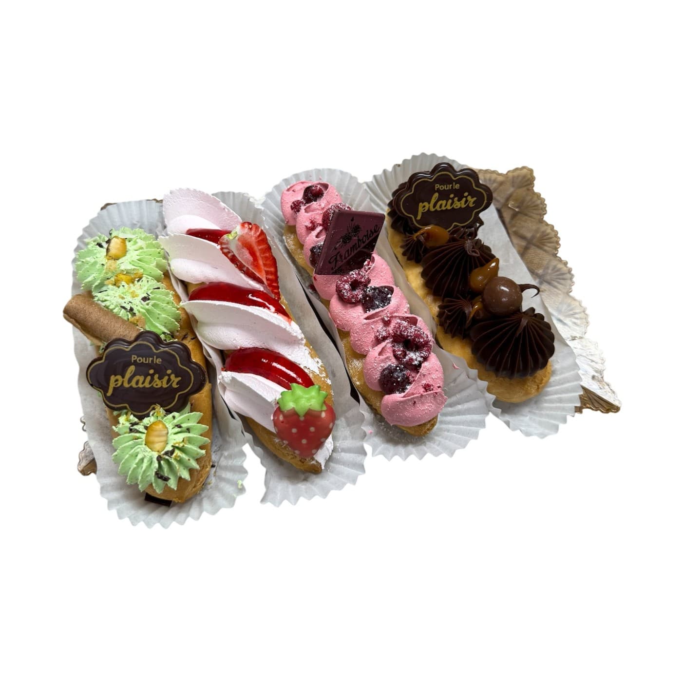 Éclairs saveurs variées