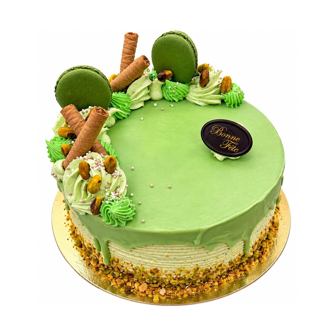 Gâteau Pistaches, rond 8 po
