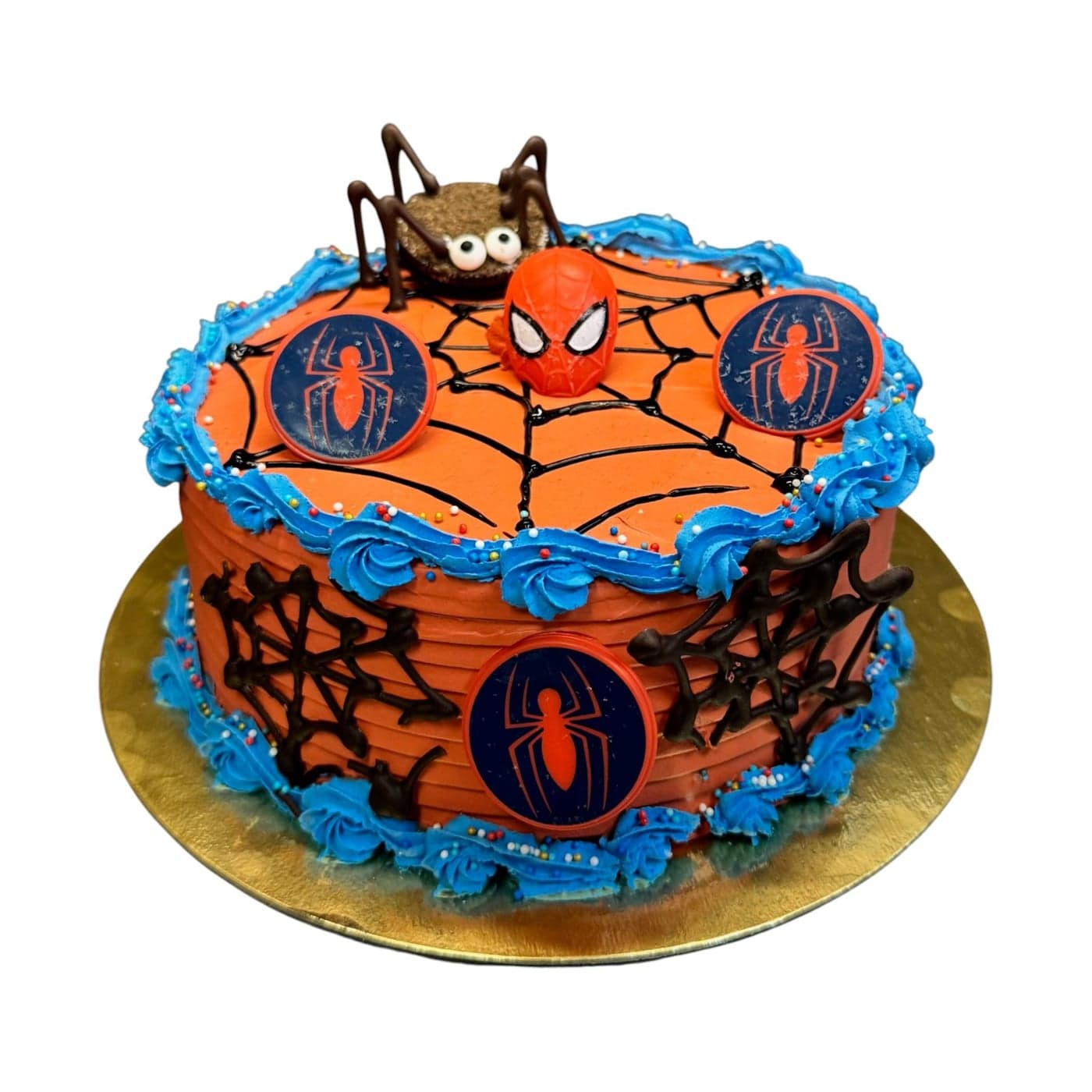 Gâteau Spiderman, rond 8 po