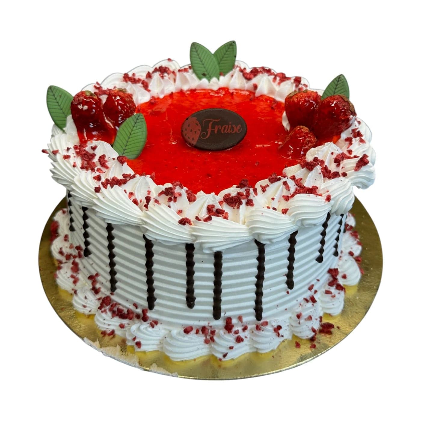 Gâteau Shortcake aux fraises, rond 8 po