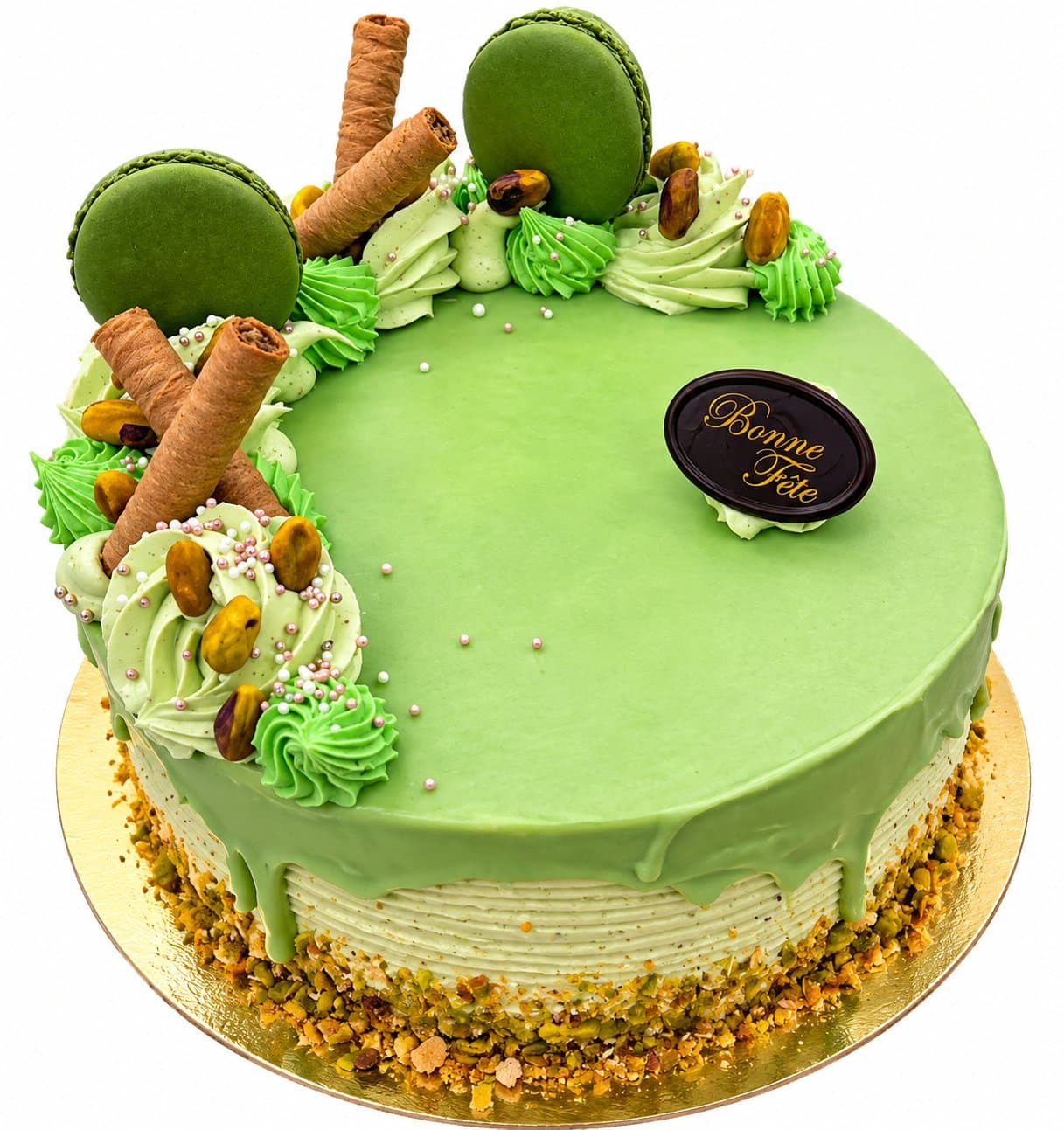 Gâteau d'anniversaire personnalisé avec ballons colorés